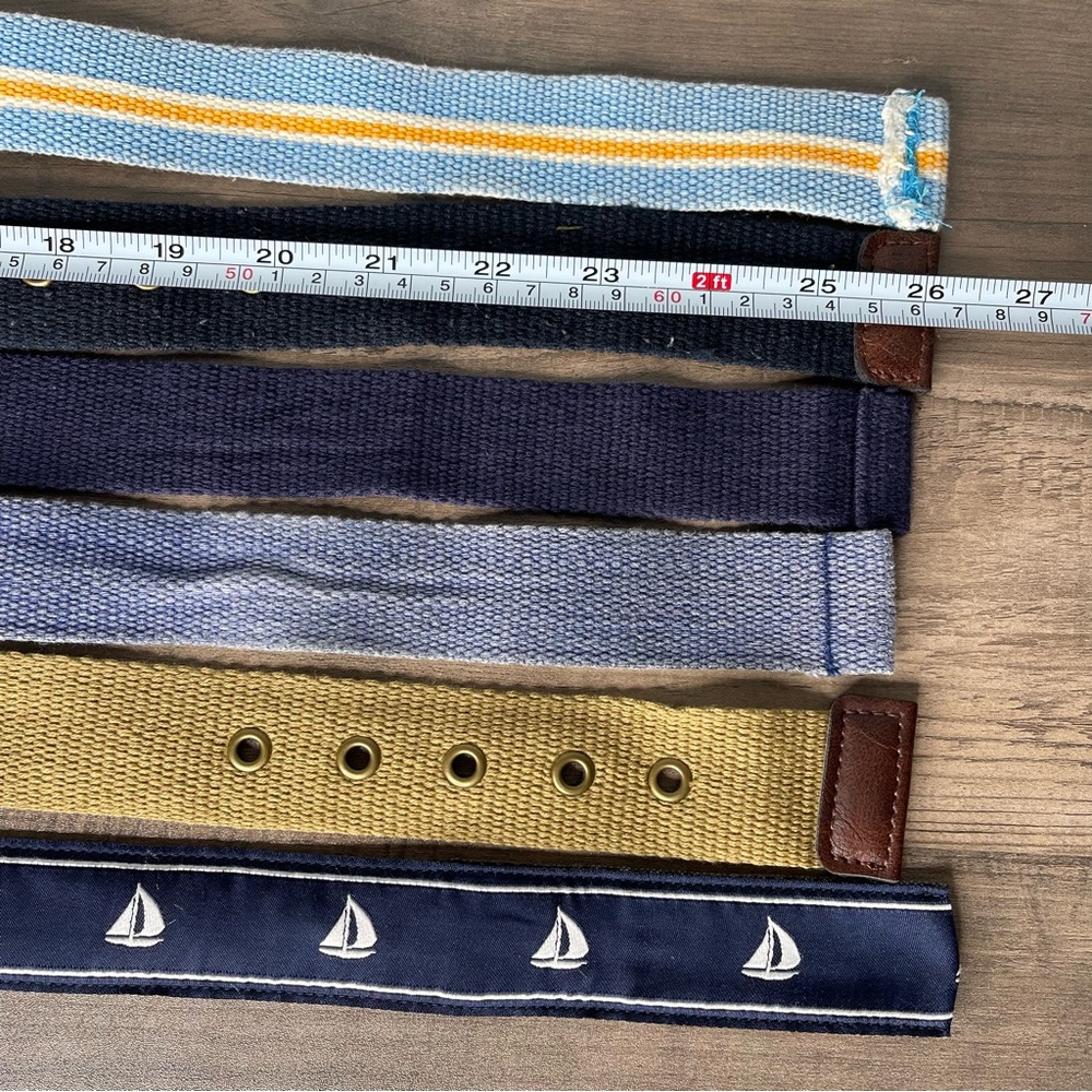 Lot of boys youth belts